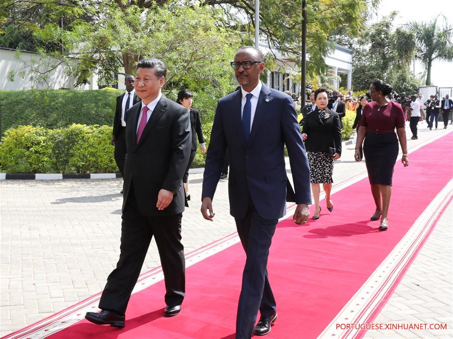 China e Ruanda prometem escrever novo capítulo em rela??es bilaterais