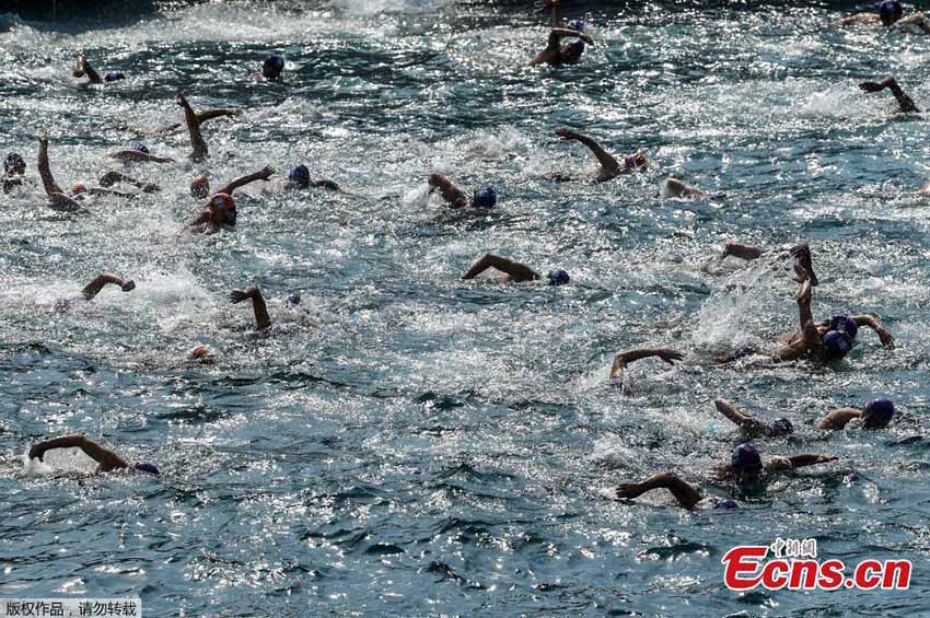 Mais de 2000 nadadores participam de corrida intercontinental no estreito de Bósforo