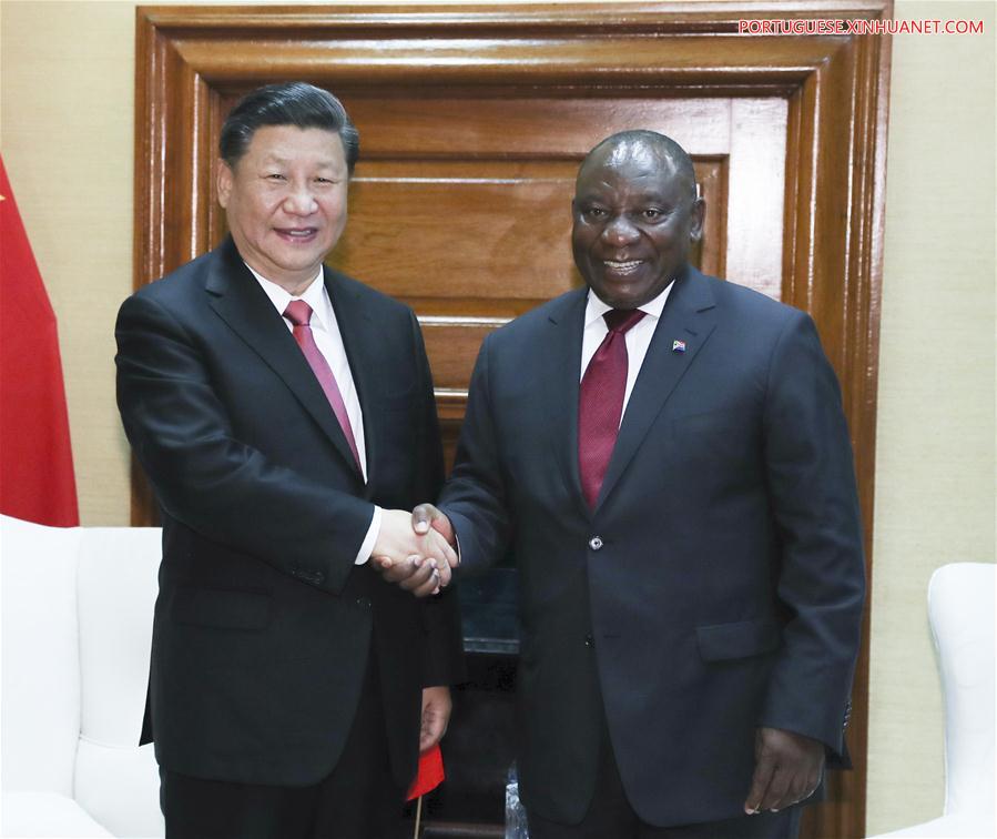 China e áfrica do Sul concordam em promover amizade e ampliar rela??es