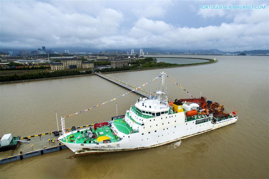 Navio de pesquisa chinês conclui 49a expedi??o ocêanica
