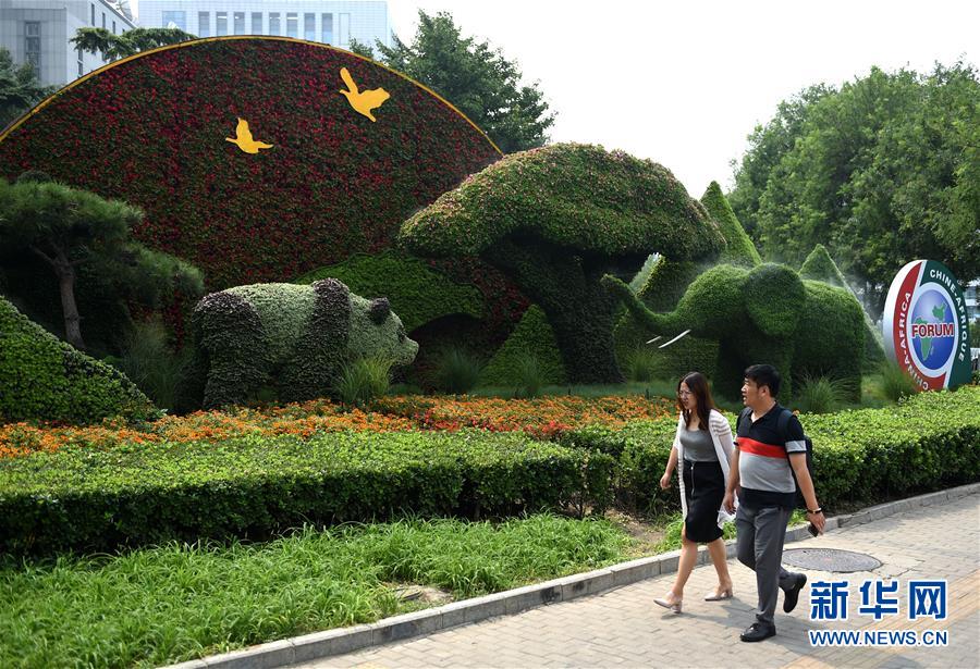 Beijing decorada para receber o Fórum de Coopera??o China-áfrica