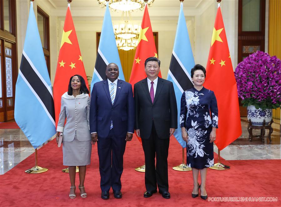 China e Botsuana concordam em elevar os la?os bilaterais