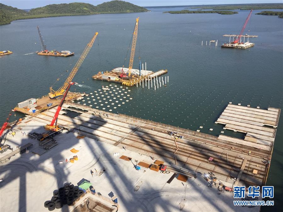 Cintur?o e Rota: Realizada obra de expans?o do Porto de Paranaguá no Brasil