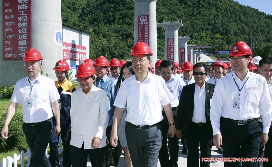 China e Laos prometem aprofundar la?os entre os dois países e partidos