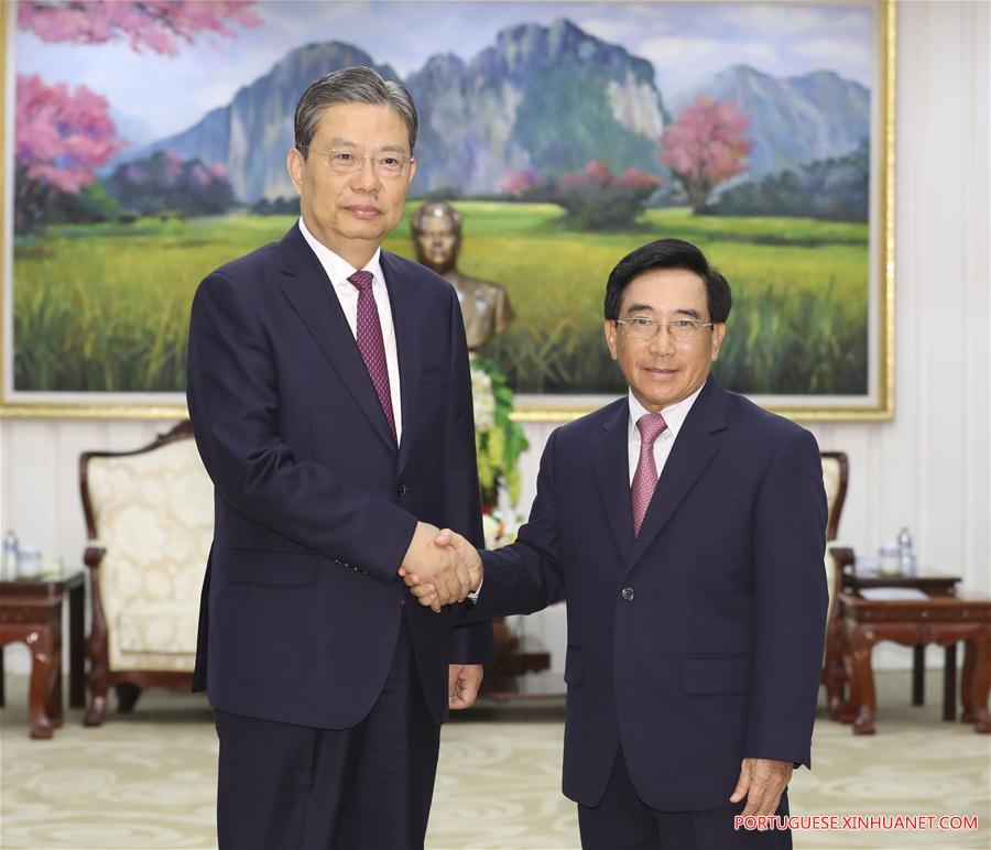 China e Laos prometem aprofundar la?os entre os dois países e partidos