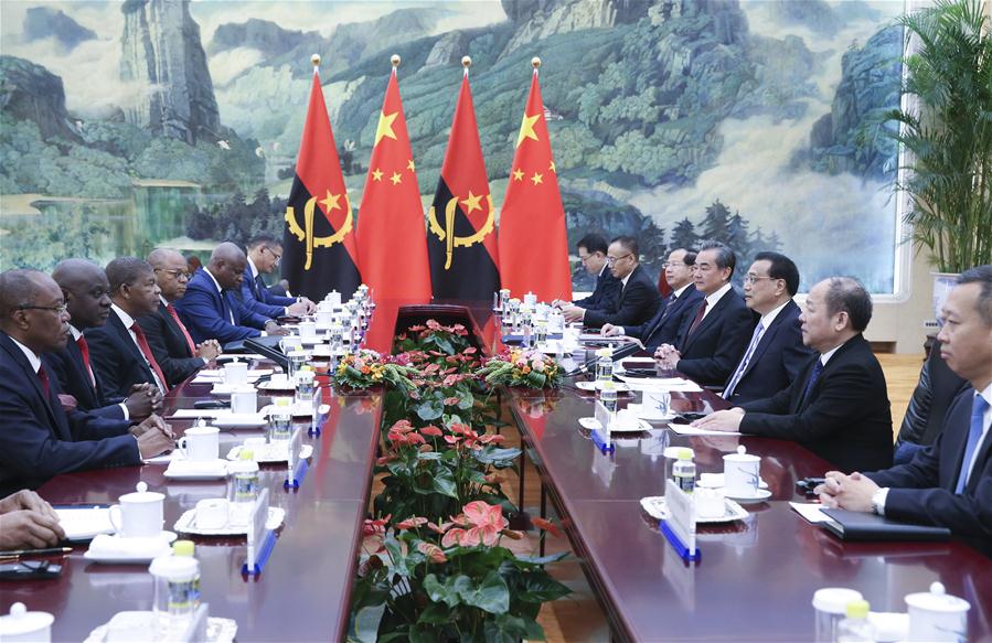 China quer promover coopera??o com Angola