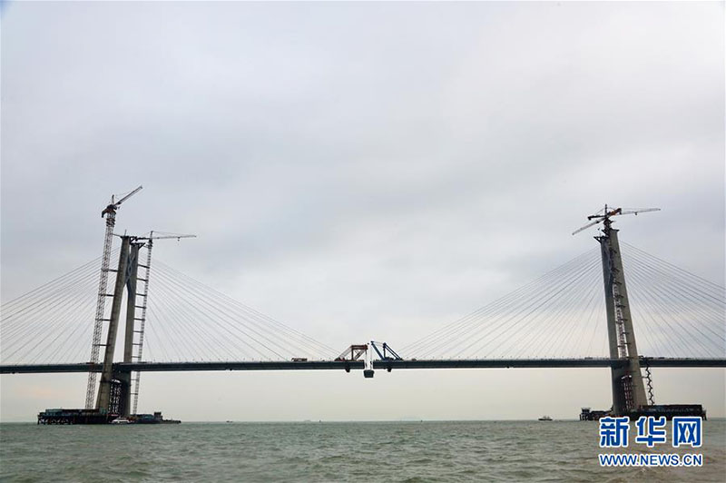 Galeria: Constru??o da ponte Hong Kong-Zhuhai-Macau