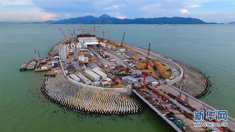 Galeria: Constru??o da ponte Hong Kong-Zhuhai-Macau