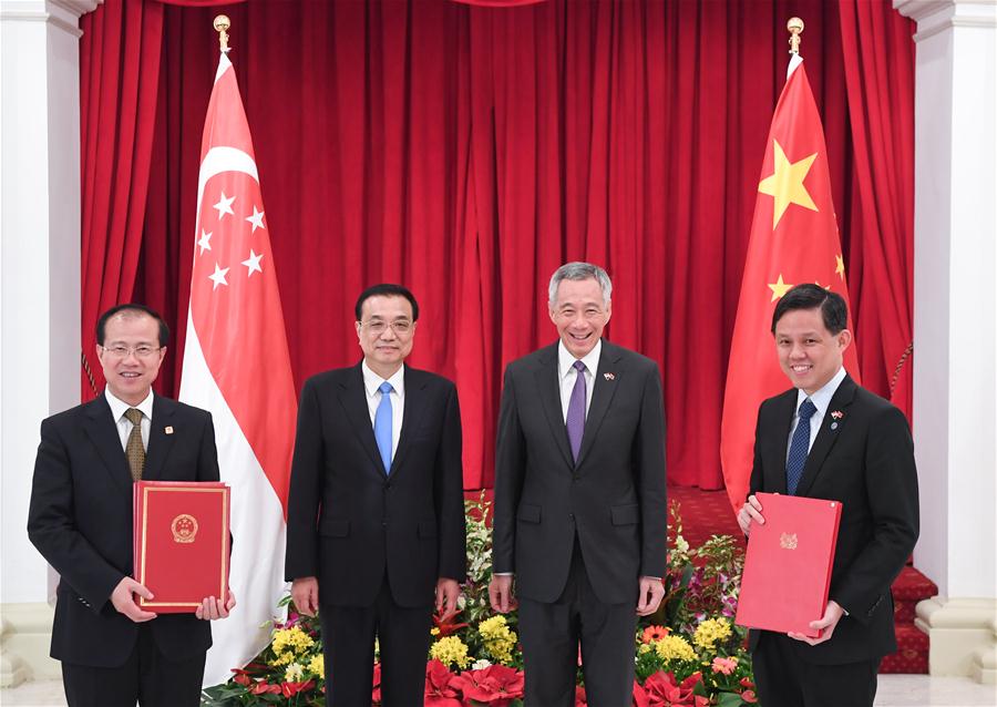 China e Cingapura atualizam ALC e prometem maior coopera??o em conectividade