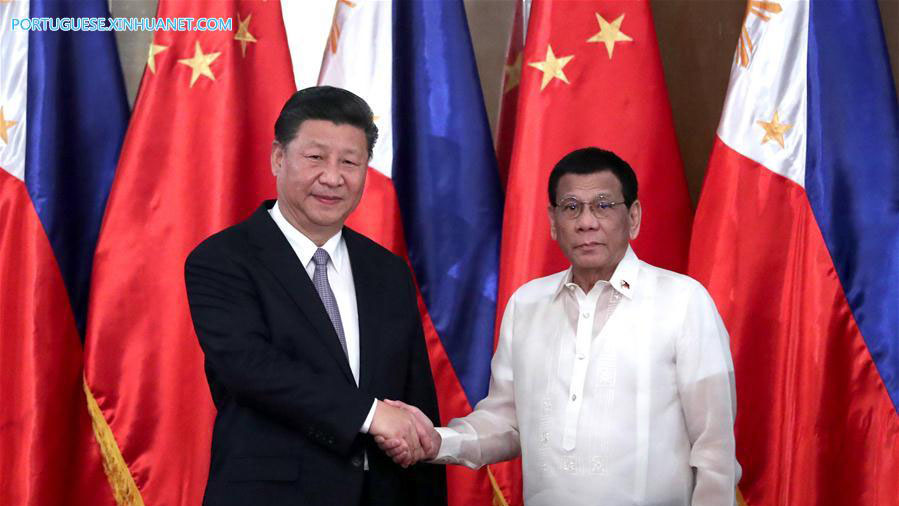 China e Filipinas concordam em elevar la?os e avan?ar juntas a constru??o do Cintur?o e Rota