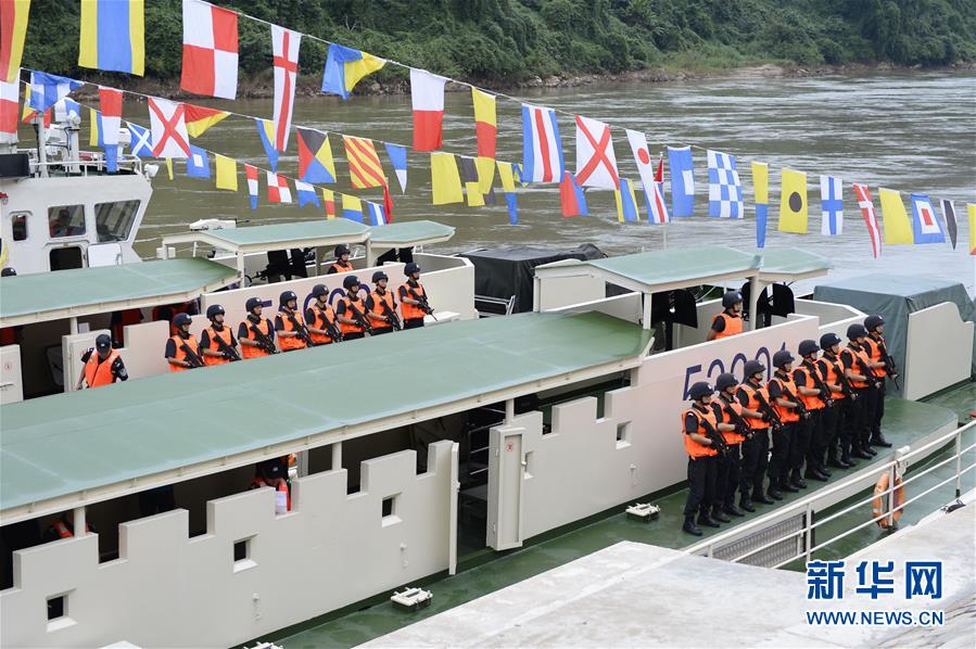 China, Laos, Myanmar e Tailandia come?am 76a patrulha conjunta no Rio Mekong