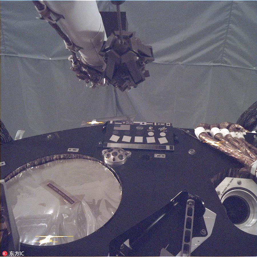 Espa?onave InSight da NASA aterrissa em Marte