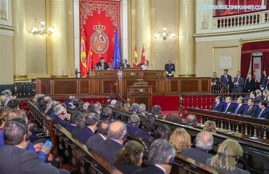 Presidente chinês: Rela??es China-Espanha têm novas oportunidades de desenvolvimento