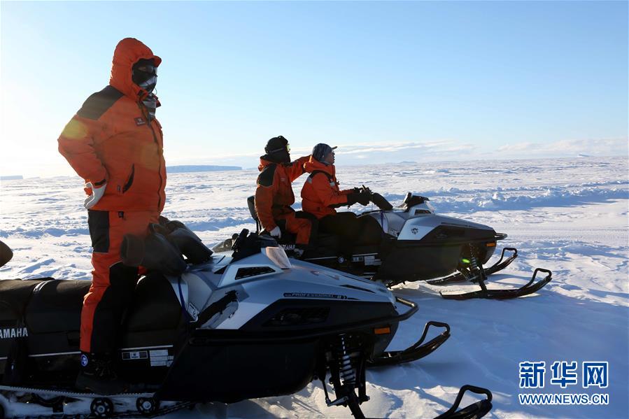 Descarregamento na Antártica de todas as condi??es meteorológicas