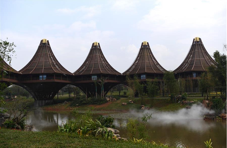 12a Exposi??o Internacional de Jardim da China realiza-se em Nanning, sul da China