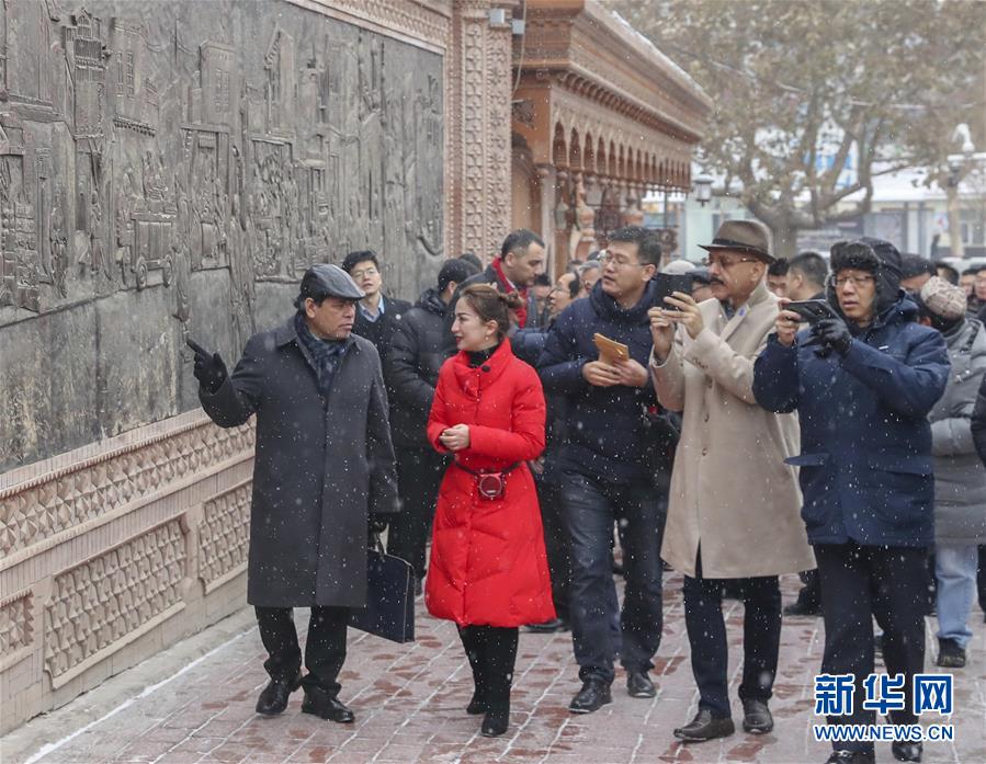 Diplomatas de 12 países visitam Regi?o Aut?noma de Xinjiang