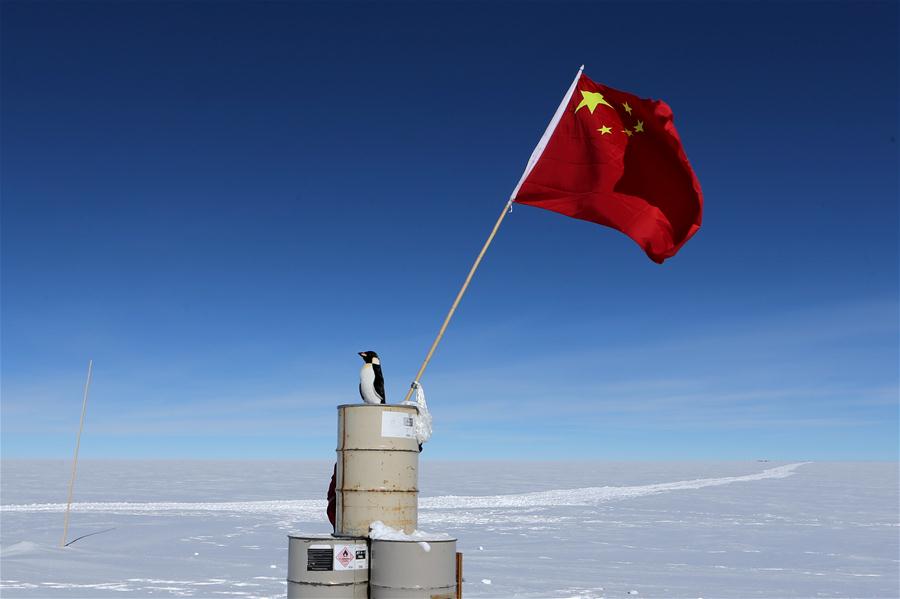 Fotos: Equipe da 35a expedi??o antártica na área do Dome Argus