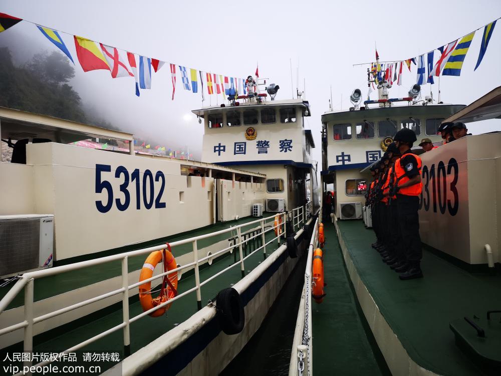 79a Patrulha conjunta do Rio Mekong realizada pela China, Laos, Myanmar e Tailandia