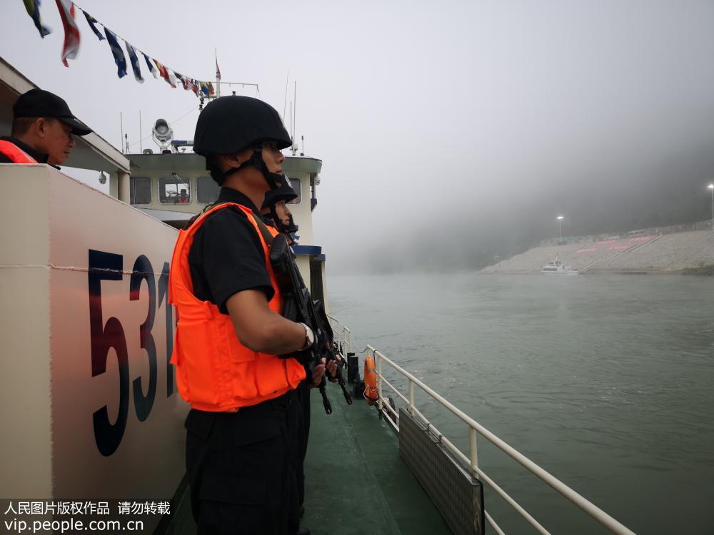 79a Patrulha conjunta do Rio Mekong realizada pela China, Laos, Myanmar e Tailandia