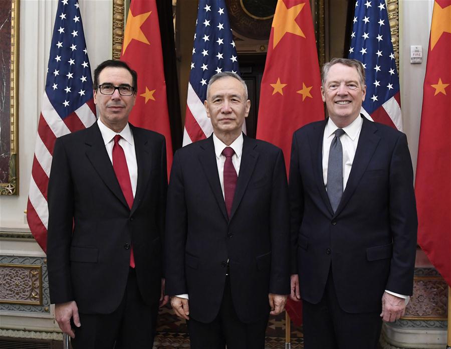 China e EUA come?am 7a rodada de conversa??es comerciais de alto nível em Washington