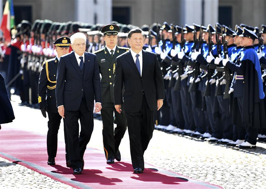 Presidentes chinês e italiano concordam em promover maior desenvolvimento dos la?os