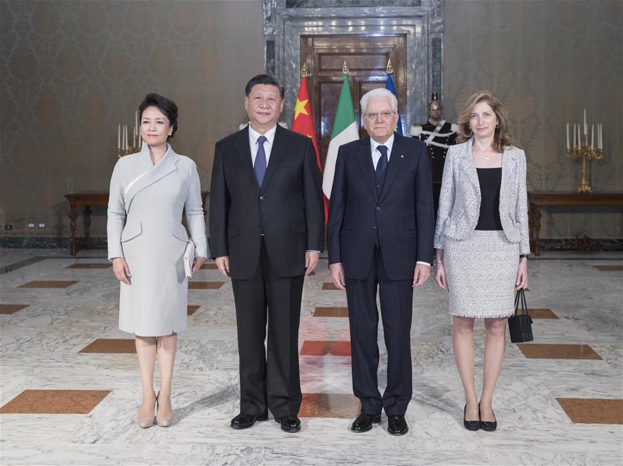 Presidentes chinês e italiano concordam em promover maior desenvolvimento dos la?os