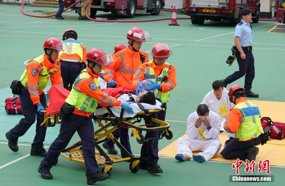 Hong Kong realiza exercício antiterrorismo interdepartamental