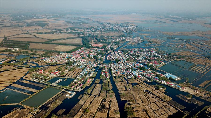 Galeria:Trabalho de restaura??o inicia no lago Baiyangdian da Nova área de Xiongan