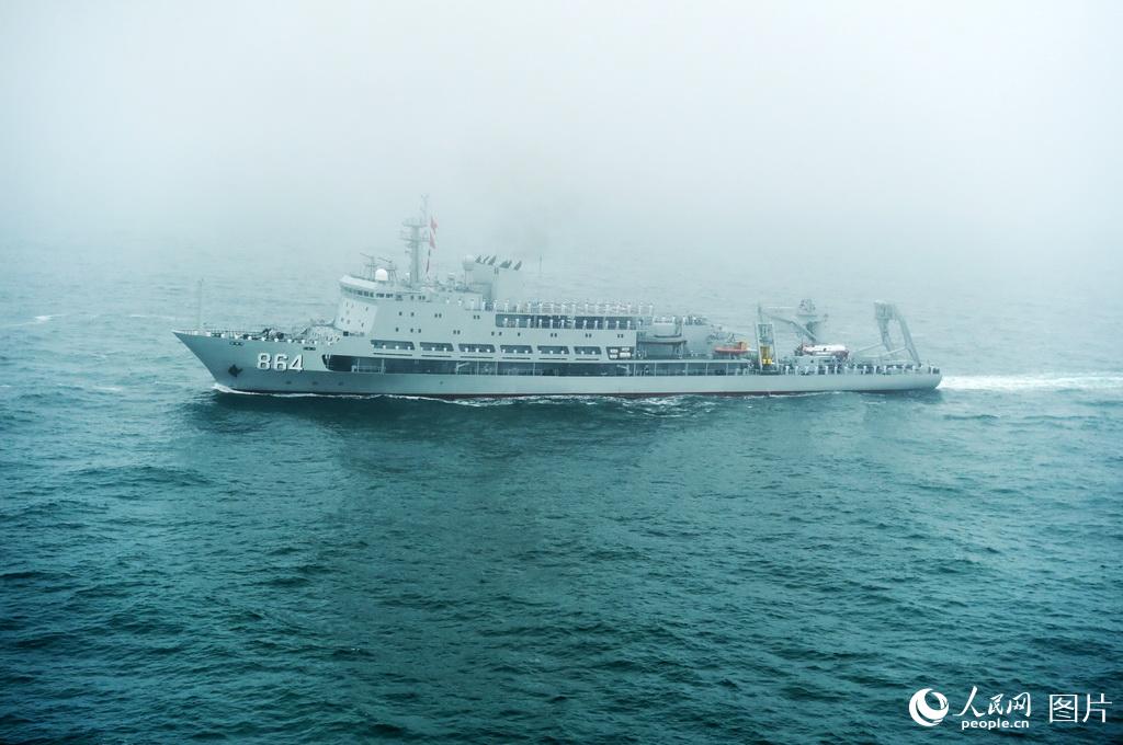 Galeria: Navios no desfile naval do 70o Aniversário da Marinha do ELP