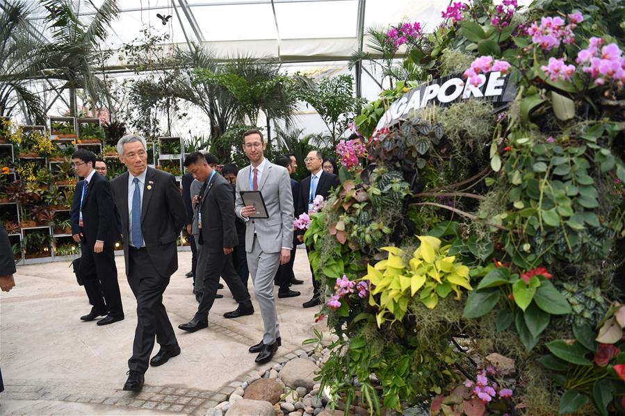 Galeria:Xi e líderes estrangeiros visitam Exposi??o Internacional de Horticultura