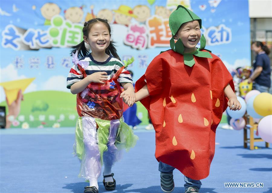 China prepara chegada do Dia Internacional da Crian?a