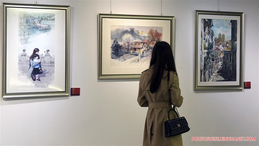 Exposi??o de arte em Lisboa comemora 40o aniversário do estabelecimento da RAE de Macau