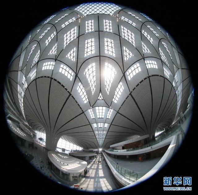 Galeria：Constru??o do terminal do novo aeroporto internacional de Beijing entra na fase final