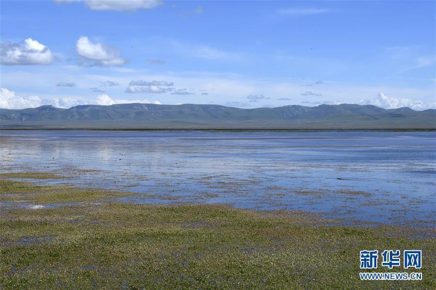 Gansu: dimens?o do Lago Gahai continua em expans?o