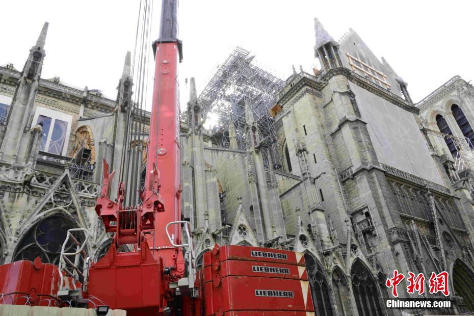 Reiniciado trabalho de restauro da Catedral de Norte-Dame de Paris
