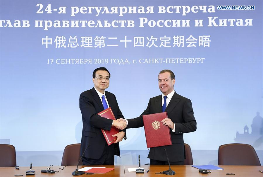 China e Rússia visam intensificar coopera??o para duplicar volume comercial