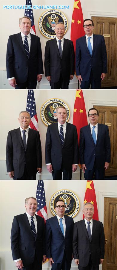 China e EUA iniciam nova rodada de negocia??es comerciais em Washington