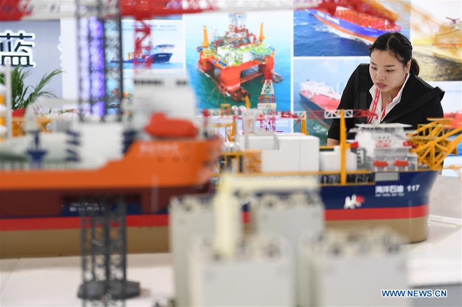Exposi??o de Economia Marítima da China 2019 inaugurada em Shenzhen