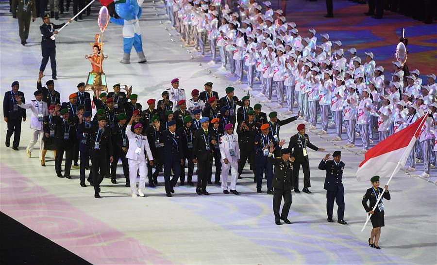 Jogos Mundiais Militares 2019 s?o abertos no centro da China