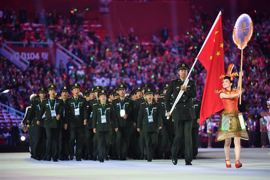Jogos Mundiais Militares 2019 s?o abertos no centro da China