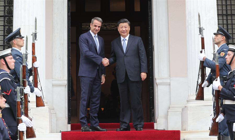Xi pede fortalecimento da coopera??o prática China-Grécia