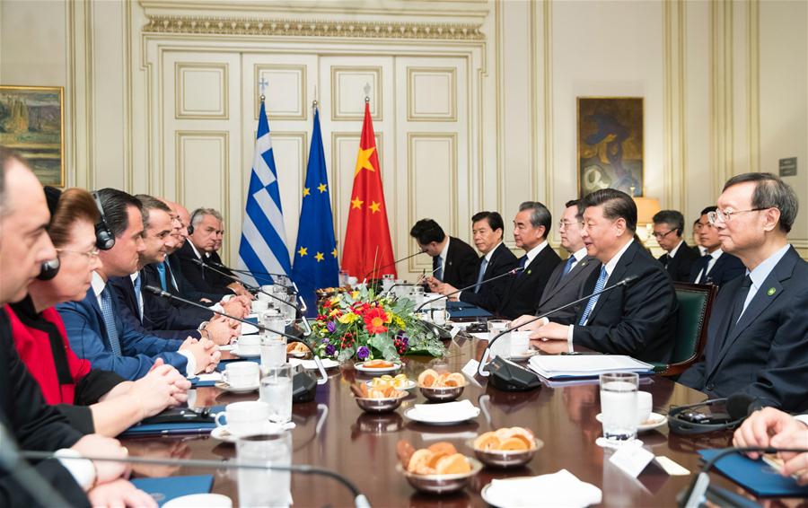 Xi pede fortalecimento da coopera??o prática China-Grécia