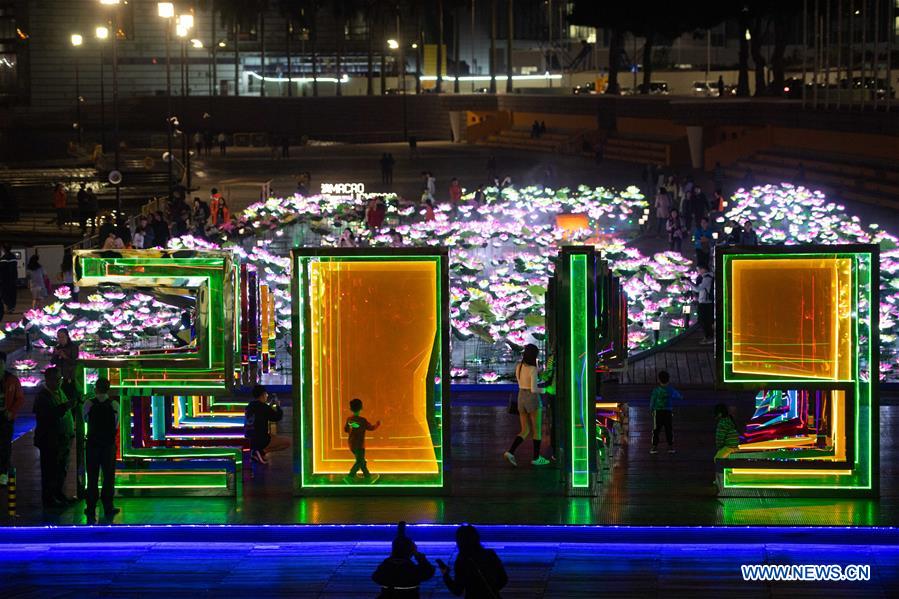 Festival de Luz de Macau 2019 inaugurado no advento do 20o aniversário do retorno de Macau