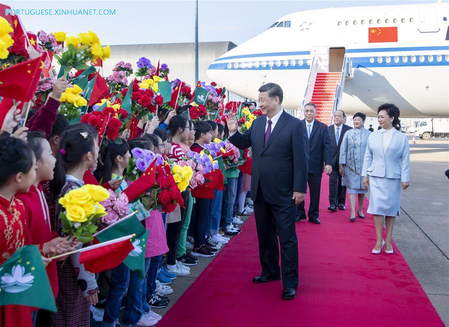 Presidente chinês está orgulhoso das realiza??es e progresso de Macau
