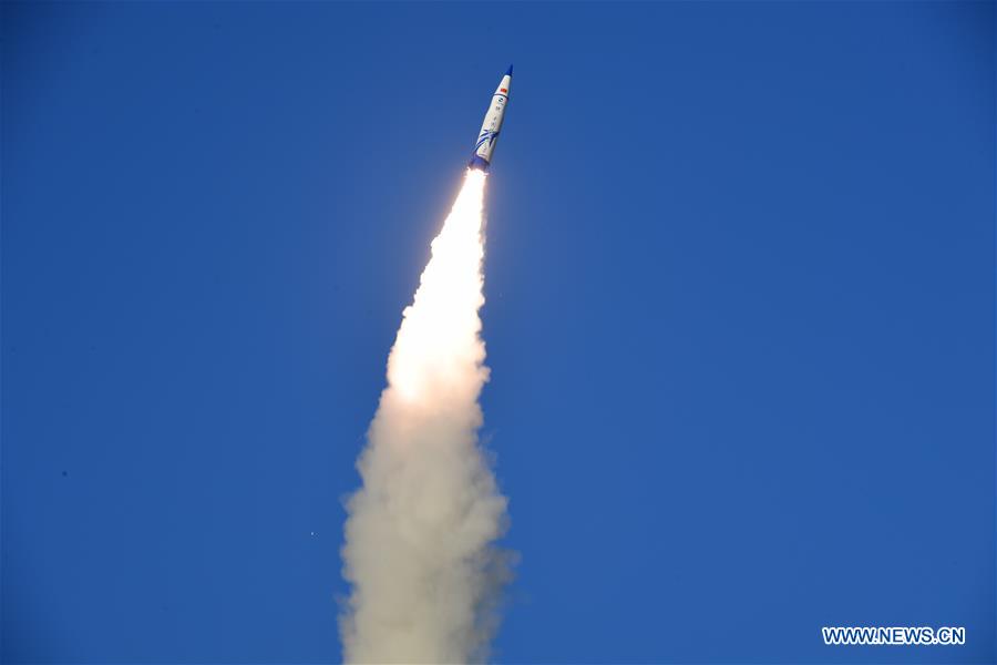 Foguete transportador suborbital comercial lan?ado na China