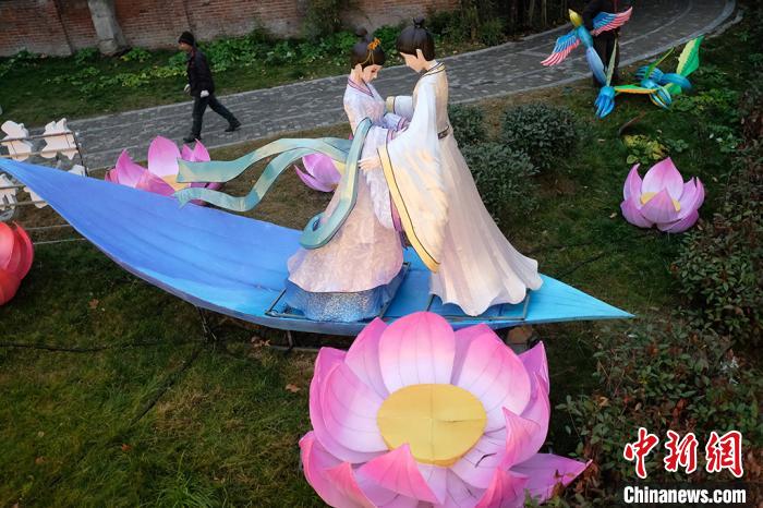 Nanjing: decora??o de lanternas comemora Ano Novo Chinês