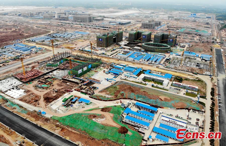 Aeroporto Internacional de Chengdu Tianfu está em constru??o



