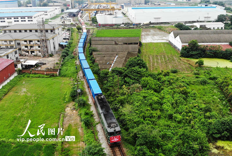 Jiangxi?inuagura?primeiro?trem?China-Europa?para transporte de?equipamentos?de?metr?