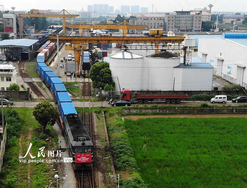 Jiangxi?inuagura?primeiro?trem?China-Europa?para transporte de?equipamentos?de?metr?