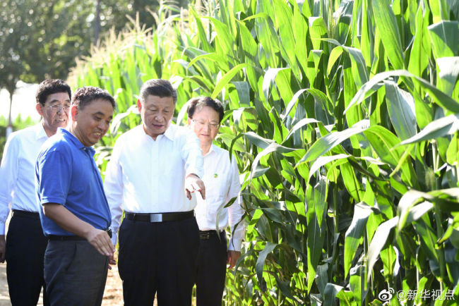 Xi Jinping faz visita de inspe??o a Jilin
